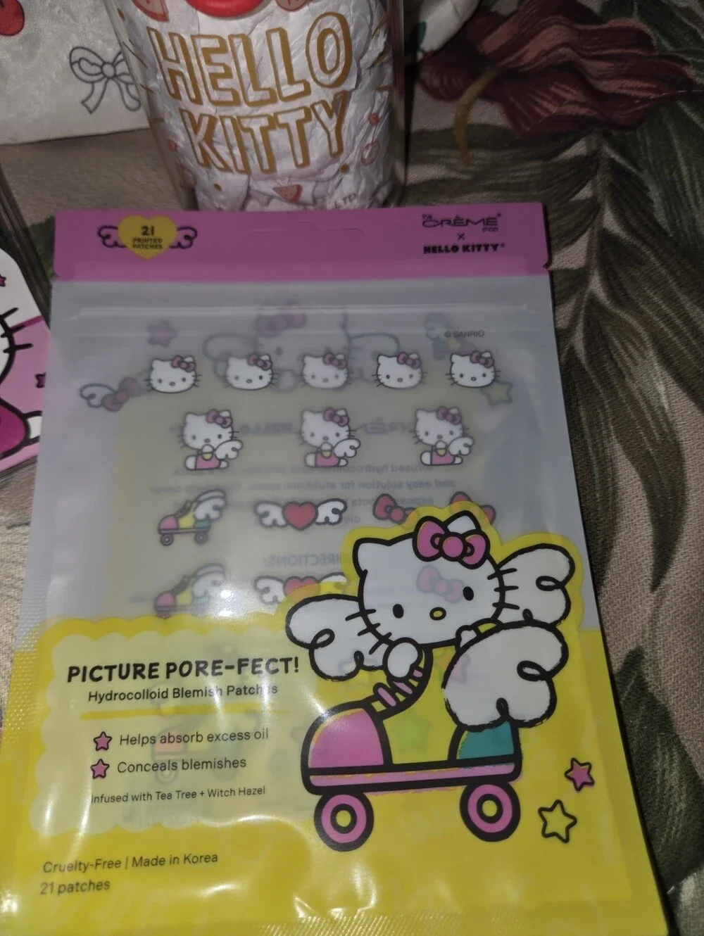 Hello Kitty Bag W Plush Bag Charm And Etc.